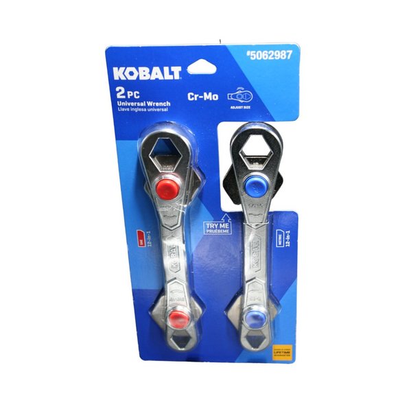 ✅KOBALT 2PC Adjustable Bone Wrench‎ CR-MO 5/16"-3/4" SAE & Metric 8-19MM✅ - Picture 8 of 8